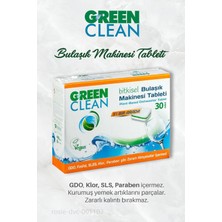 Green Clean Çamaşır Deterjanı 5 Lt, B.makinesi Tableti 30'lu, Makine Tuzu 1.5 kg ve Rosıe