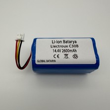 Global Batarya Liectroux C30B Akıllı Robot Süpürge Bataryası 14.4V 2600MAH Pil