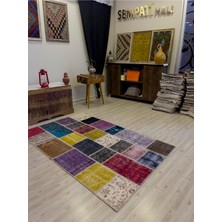 Sempati Halı Modern Eşsiz Özel Patchwork Halı 116 x 186  cm  4001