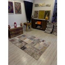Sempati Halı El Yapımı Patchwork Elegan Tasarım Halı 124 x 178  cm  4004
