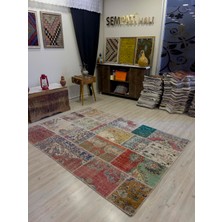Sempati Halı El Yapımı Patchwork Elegan Tasarım Halı 162 x 232  cm  4007