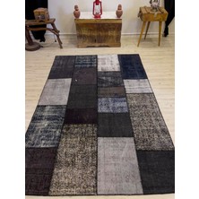 Sempati Halı El Dokuma Eskitme Özel Patchwork Halı  162 x 240  cm  4021