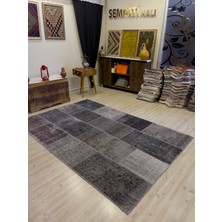 Sempati Halı El Dokuma Eskitme Özel Patchwork Halı  162 x 244  cm  4033
