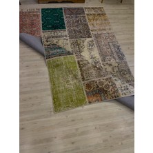 Sempati Halı Patchwork Desenli El Yapımı Halı 160 x 234  cm  4050