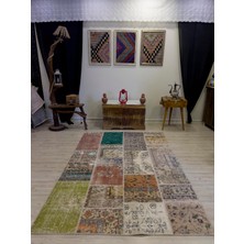 Sempati Halı Patchwork Desenli El Yapımı Halı 160 x 234  cm  4050