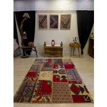 Sempati Halı El Yapımı Patchwork Elegan Tasarım Halı 162 x 233  cm  4055