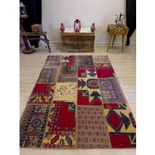 Sempati Halı El Yapımı Patchwork Elegan Tasarım Halı 162 x 233  cm  4055