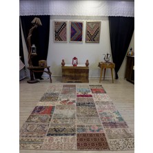 Sempati Halı Eşsiz El Dokuma Patchwork Halı 161 x 235  cm  4063