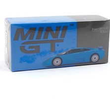 Mini Gt 1:64 Bugatti EB110 Gt Blue Bugatti