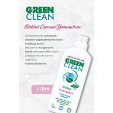 Green Clean Bitkisel Likit Sabun 2750 Ml, Çamaşır Yumuşatıcısı 1 Lt ve Rosıe