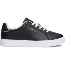 Tommy Hilfiger Essentıal Court Sneaker Siyah Kadın Sneaker