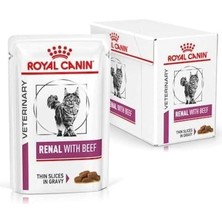 Royal Canin Renal With Beef Kedi Yaş Maması 12 x 85GR