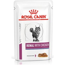 Royal Canin Renal With Chicken Tavuklu Kedi Yaş Maması 12 x 85GR