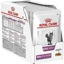 Royal Canin Renal With Chicken Tavuklu Kedi Yaş Maması 12 x 85GR