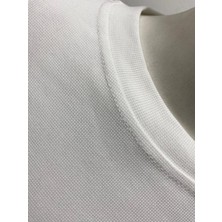 Oceans Butik Beyaz Darkalıp Parmak Geçmeli Spor Body Crop Bluz