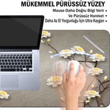 Asmat Paw Xxl 90*40 cm Çiçek Desenli 3D Resim Rahat Çalışma ve Oyun Klavye Mausepad /klavye ve Fare Altlığı