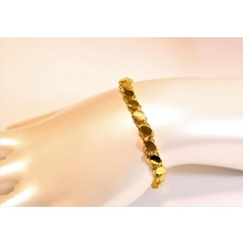 Güler Kuyumculuk Altın Pullu Künye-Bileklik