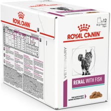 Royal Canin Renal With Fish Balıklı Kedi Yaş Maması 12 x 85GR