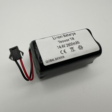 Global Batarya Tesvor T8 Akıllı Robot Süpürge Bataryası 14.4V 2600MAH Pil