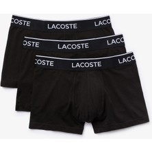 Lacoste Active Erkek 3'lü Siyah Boxer 5H3389 031