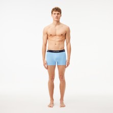 Lacoste Erkek 3'lü Lacivert Boxer 5H9623T Vuc