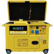 Go Biz 6,9 Kva Jeneratör  Go-Kdm6 Monofaze Taşınabilir Dizel Kabinli Jeneratör