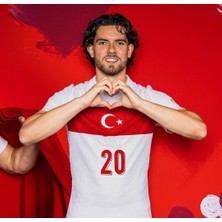 BySportakus Türkiye Euro 2024 Ferdi Kadıoğlu Iç Saha Forması (White)