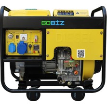 Go Biz 6,9 Kva Jeneratör Go-Dm7 Monofaze Taşınabilir Dizel Jeneratör