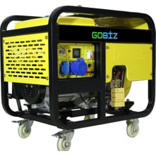 Go Biz 9 Kva Jeneratör Go-Dm9 Monofaze Taşınabilir Dizel Jeneratör