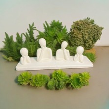 HKM Hobim 4 Lü Aile Biblo Set Alt Taban Hariç Konsept