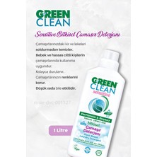 Green Clean Bitkisel Likit Sabun 2750 Ml, Sensitive Çamaşır Deterjanı 1 Lt ve Rosıe