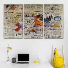 Acoula   Jean Michel Basquiat'in 50 Cent Piece Isimli Eseri Kanvas TABLO-5017