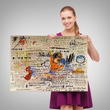 Acoula   Jean Michel Basquiat'in 50 Cent Piece Isimli Eseri Kanvas TABLO-5017