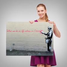 Acoula   Bansky'nin Hayatta Yaptiklarimiz Ebediyette Yankilanir Yazılı Eseri TABLO-5007