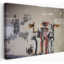 Acoula   Bansky Grafitiyi Arayan Polisler Kanvas TABLO-5018