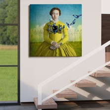 Acoula   Ruhların Uçmasına Izin Ver, Gerçeküstü Sanat Kanvas TABLO-5853