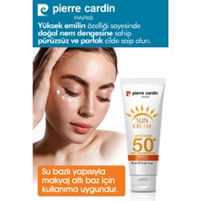 Pierre Cardin 2 Adet Spf 50+ Yüz ve Vücut Güneş Kremi / Yüksek Koruma / Makyaj Bazı - (75MLX2)