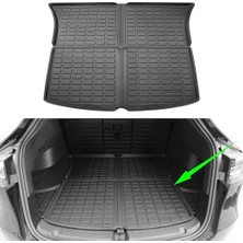 Tesla Li Parts Tesla Model Y TPE Premium 3D Ön ve Arka Bagaj Paspas Seti