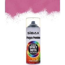 Sibax Akrilik Sprey Boya Fuşya Pembe 400 ml