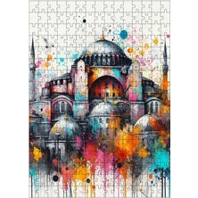 Tablomega Ahşap Mdf Puzzle Yapboz Ayasofya Cami Suluboya 255 Parça 35*50 Cm