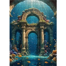 Ekart Ahşap Mdf Puzzle Yapboz Batık Tapınak 500 Parça 50*70 cm