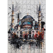 Ekart Ahşap Mdf Puzzle Yapboz Ayasofya Camii 120 Parça 25*35 cm