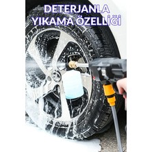 Lieber German Teknoloji 999 Vf 30 Ah Köpüklü 2x Akülü Basınçlı Oto Bahçe Araba Yıkama Sulama Makinesi Max: 90 Bar