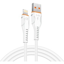 S-Link SL-X207E 1 Metre 12W 2.4A Lightning Güvenli Hızlı Data + Sarj Kablosu