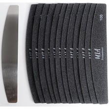 Mia Professional Kıvrımlı Çelik Taban + 6 Lı Yedek (Grit 100 )