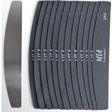Mia Professional Kıvrımlı Çelik Taban + 6 Lı Yedek ( Grit 240 )