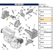 Meha Motor Kulağı Alüminyum C3 16V (MH13125-R51953-Y5404-1839J3-1839F7)