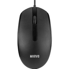 Marvo MS003 Bk Optik 1000 Dpı Kablolu Mouse