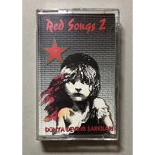 Kalan Müzik Red Songs 2 Dünya Devrim Şarkıları Kaset (Orjnal Dönem Baskı Kaset)