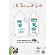 Green Clean Çamaşır Suyu 2750 Ml, Çok Amaçlı Temizleyici 1 Lt ve Rosıe